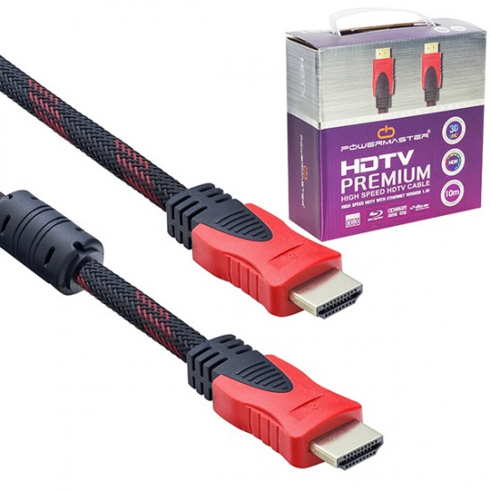 HDMI KABLO 10 METRE 1.4 V ÖRGÜLÜ KUTULU POWERMASTER