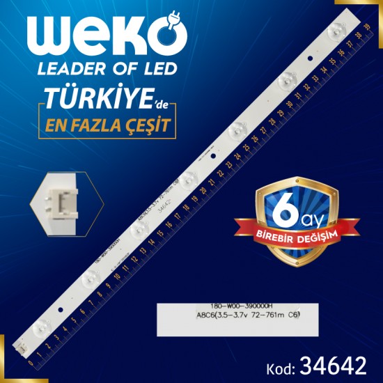 IC-B-HWT39D060R - 180-W00-390000H - 39.1 CM 7 LEDLİ - (WK-71/WK-198)