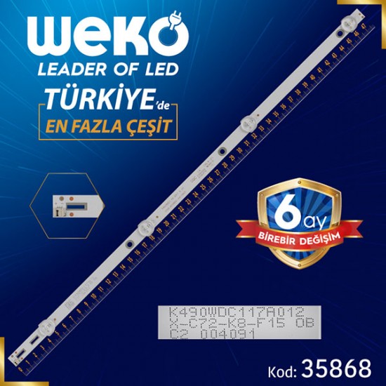 K490WDC1 A4 - 4708-K49WDC-A4113N01 - 47.8 CM 4 LEDLİ - (WK-1330)