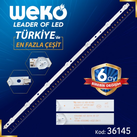 K500WD 4708-K500WD-A3213K11 TYP-A 7 LEDLİ 50 CM