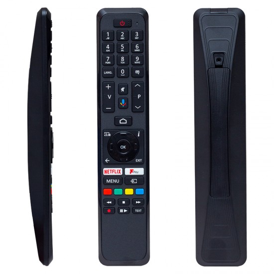 ORJİNAL VESTEL RC 43161 NETFLIX-PLAY-MİKROFON TUŞLU SES KOMUTLU LCD-LED TV KUMANDA