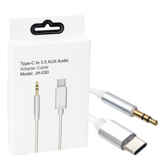 POWERMASTER JH-030 TYPE-C TO 3.5 MM AUX AUDIO KABLO