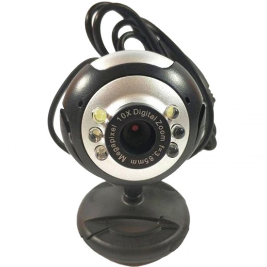 POWERMASTER PM-3962 1.3 MP 10X ZOOM LEDLİ MİKROFONLU PC WEBCAM