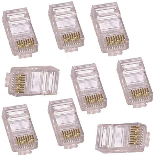 RJ45 CAT5/CAT6 UÇ 8P8C ELEKTROMER (100LÜK PAKET)