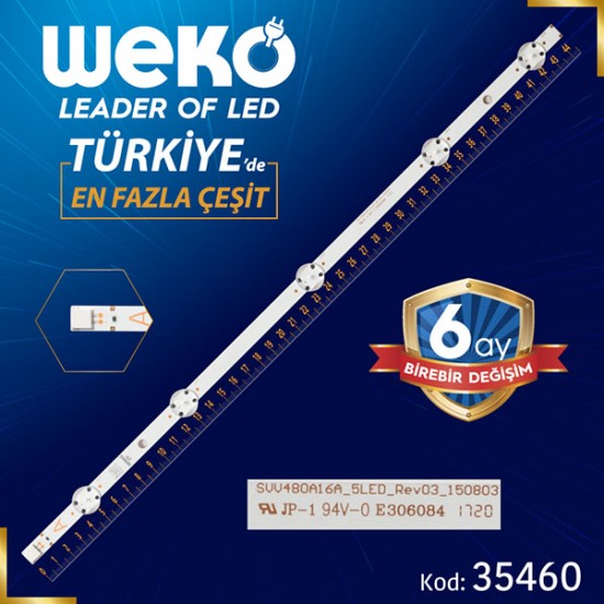 SVV480A16A-5LED-REV03-150803 - A TYPE - 44.5 CM 5 LENSLİ - (WK-498)