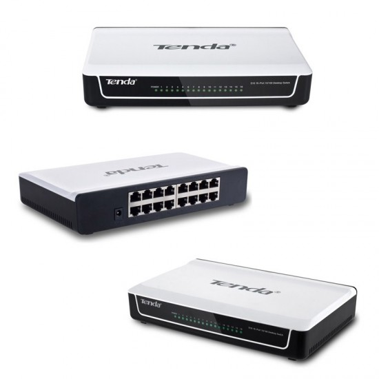 TENDA S16 10/100 MBPS 16 PORT SWITCH