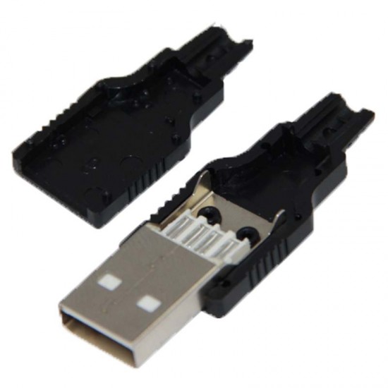 USB A ERKEK SOKET LEHİMLENEBİLİR MODEL (IC-264A)