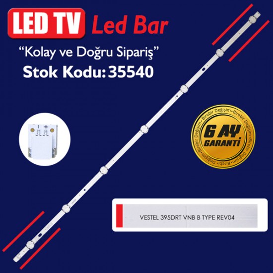 VESTEL 395DRT VNB B TYPE REV04 - 7 LEDLİ 73.5 CM - (WK-1073)