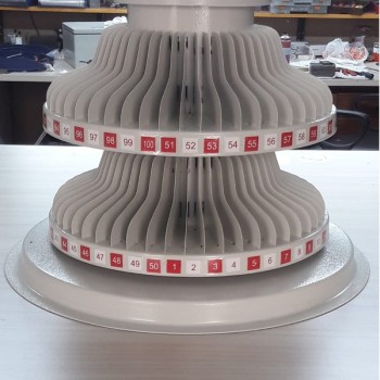 2 Katlı Dönerli Ziyaretçi Kart Dolap 100 Kapasiteli 