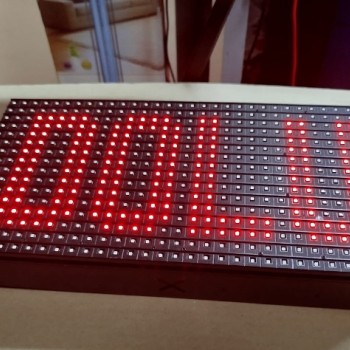 Otopark boş dolu led panosu16x32 CM Metal Kasa