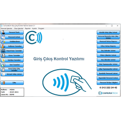 Camuratech Giriş Çıkış Takip Yazılımı 