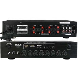 Dexun Pa-600 Mi̇ni̇-4 X 25 Watt 4 Volüm Kontrollü Trafosuz Anfi̇ (Usb*Sd 