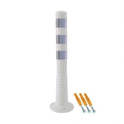 75 Cm. Esnek Şeri̇t Ayirici Deli̇natör Beyaz 