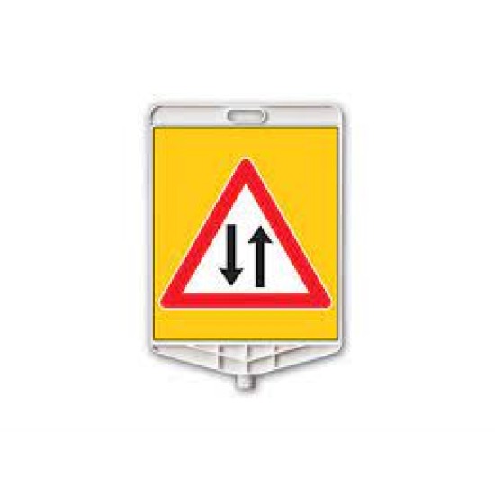 Di̇kdortgen Levha İki̇ Yönlü Trafi̇k Di̇kdortgen Levha İki̇ Yönlü Trafi̇k