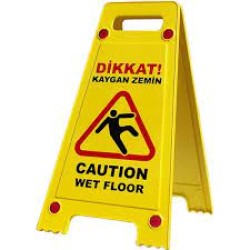 Kaygan Zemi̇n Uyari Levhasi - Baskili 