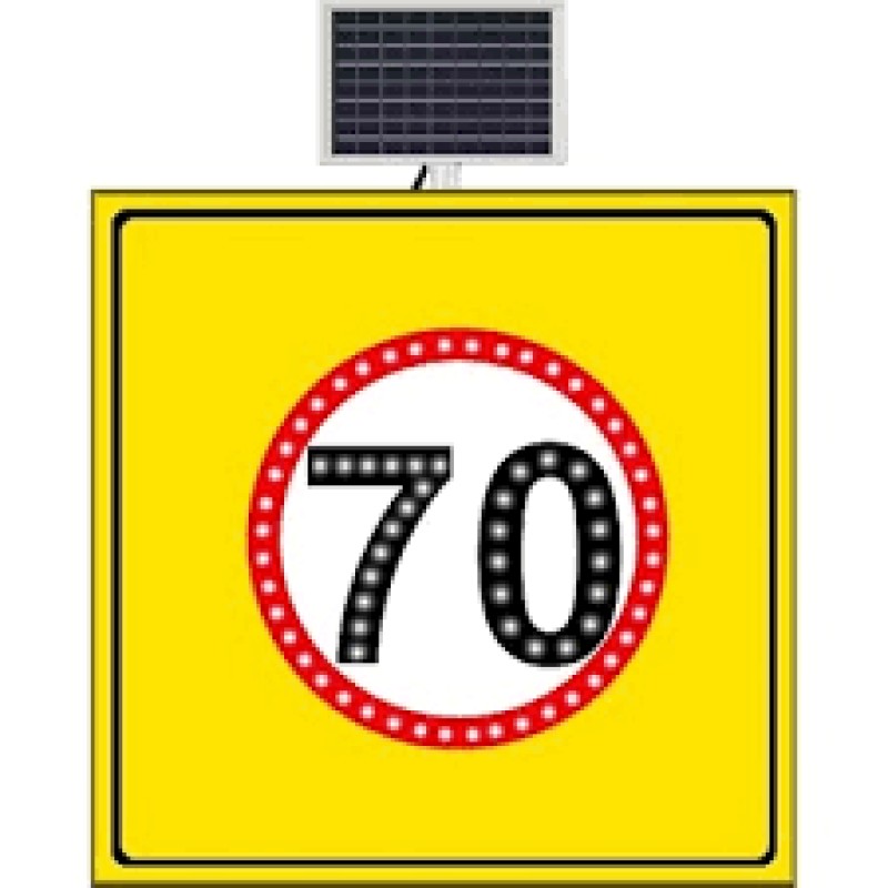 Hiz Li̇mi̇ti̇ 70 Km/H Sari Zemi̇n 1000X1000 Mm fiyat teklifi al