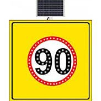 Hiz Li̇mi̇ti̇ 90 Km/H Sari Zemi̇n 1000X1000 Mm 