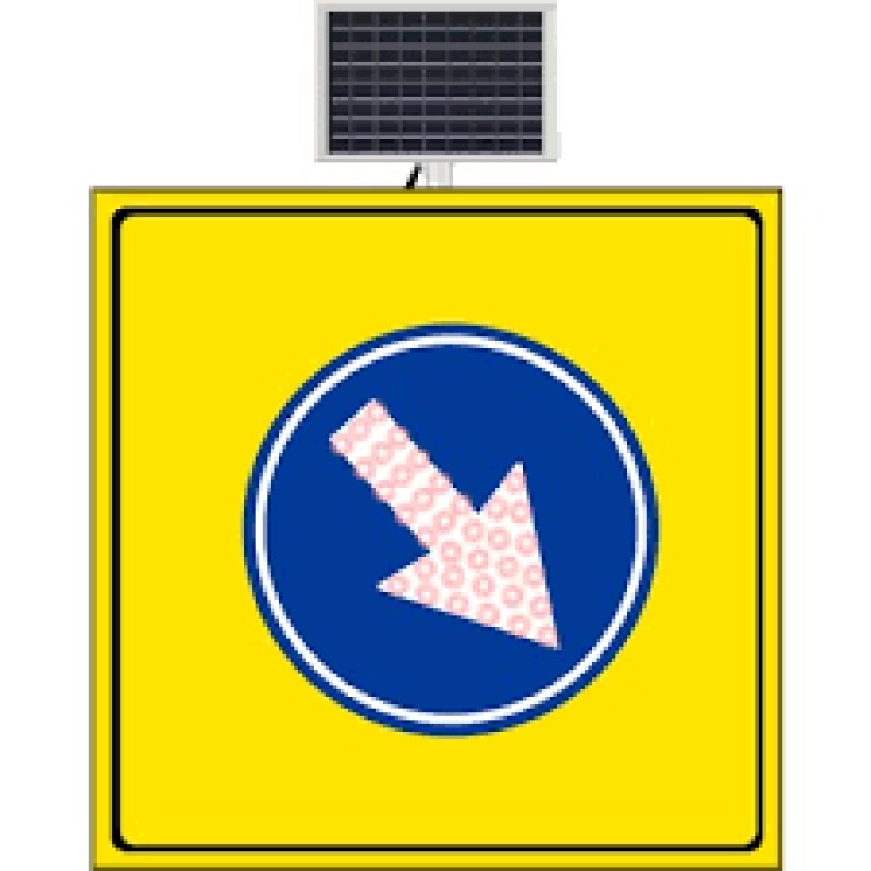 Sağa Mecburi̇ Yön Sari Zemi̇n 1000X1000 Mm fiyat teklifi al