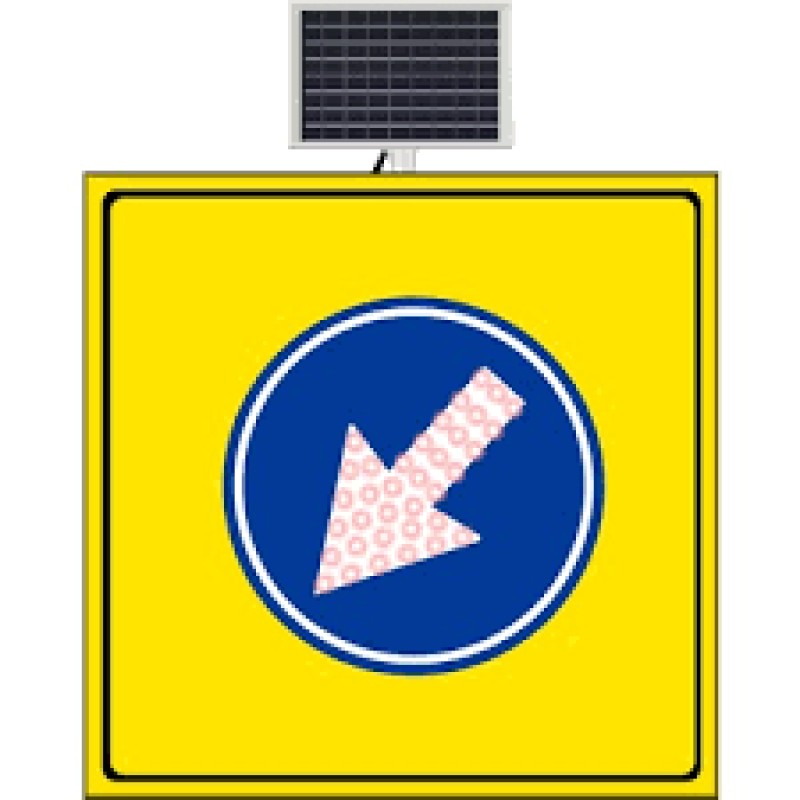 Sola Mecburi̇ Yön Sari Zemi̇n 1000X1000 Mm fiyat teklifi al