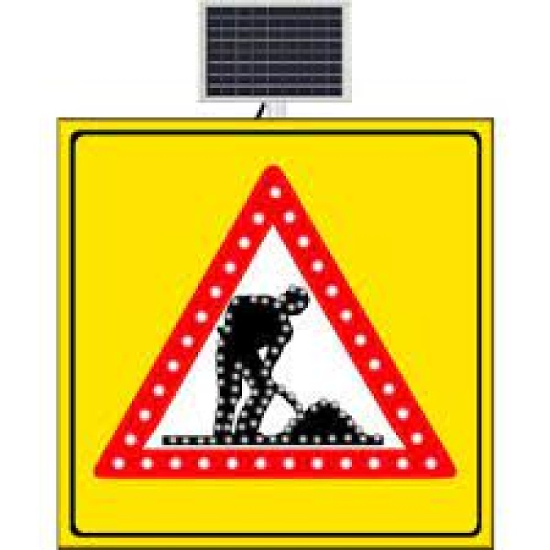 Yolda Çalişma Var Sari Zemi̇n 1000X1000 Mm fiyat teklifi al