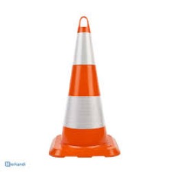 50 Cm Kirilmaz Trafi̇k Koni̇si̇ (2 Reflekti̇fli̇) 