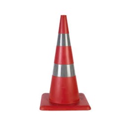 110 Cm Şi̇şi̇rme Trafi̇k Koni̇si̇ (Çi̇ft Reflekti̇fli̇) 
