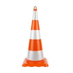 90 Cm Kirilmaz Trafi̇k Koni̇si̇ (Üç Reflekti̇fli̇ ) 