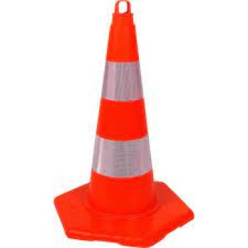 90 Cm Kirilmaz Trafi̇k Koni̇si̇ (Çi̇ft Reflekti̇fli̇) 