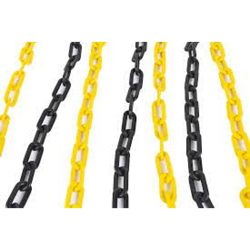 6 Mm Plasti̇k Trafi̇k Zi̇nci̇ri̇ (Sari Si̇yah) Ekonomi̇k fiyat teklifi al