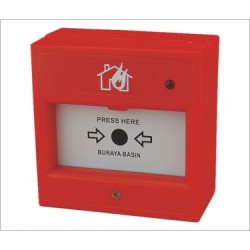 4 Bölgeli Konvansiyonel Yangın Alarm Seti 7 Dedektör 2 Çağrı Noktası 2 Siren