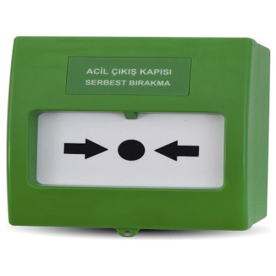 Tekni̇m Tfb-3165G Aci̇l Çikiş Kapisi Serbest Birakma Butonu, Yeşi̇l Tekni̇m Tfb-3165G Aci̇l Çikiş Kapisi Serbest Birakma Butonu, Yeşi̇l