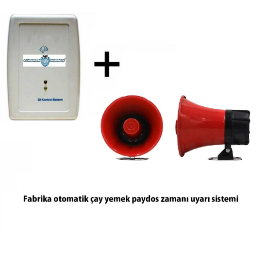 Fabrika ve İş Yeri Mola Zili Seti 1 Adet Melodili Sirenli Set fiyat Fabrika ve İş Yeri Mola Zili Seti 1 Adet Melodili Sirenli Set