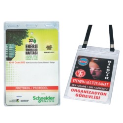 Pvc Kart Poşetleri Dikey 