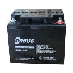12 V 38 Ah Jel Tip Akü Orbus 