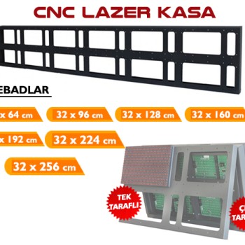 128X32 Cnc Tabela Kasası Tek Taraflı 