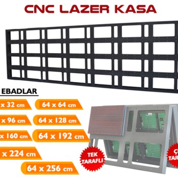128X64 Cnc Tabela Kasası Tek Taraflı 