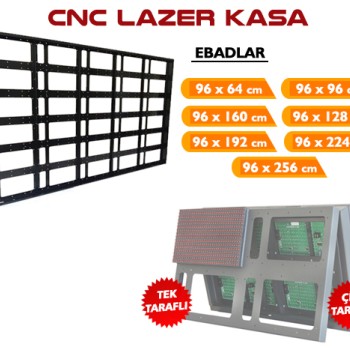 96X160 Cnc Tabela Kasası Tek Taraflı 