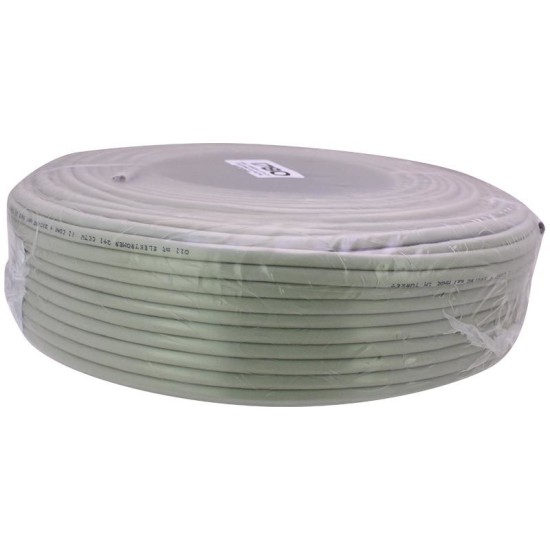Elektromer Cctv 2-1 Kamera Kablosu 2X0.50 Mm 100 Metre Elektromer Cctv 2-1 Kamera Kablosu 2X0.50 Mm 100 Metre