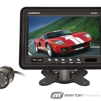Harward Hr-Gm73 7' Monitör-Geri Vites Kamera Seti 