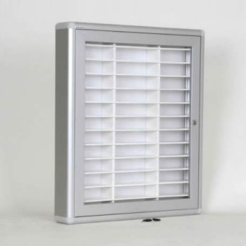 Kapaklı Kilitli Kart Kimlik Kartı Dolabı 39 Kişilik  